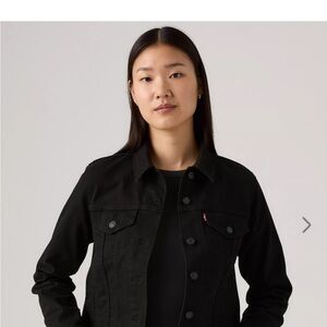 Women's Black Levi Denim Jacket